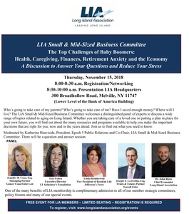Long Island Association panel event featuring Jennifer Cona