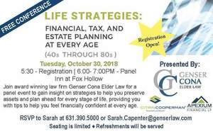 Life Strategies free conference from Cona Elder Law