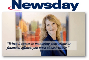 Jennifer Cona quoted in Newsday about executors
