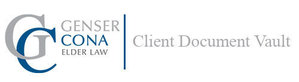 Cona Elder Law client document vault logo